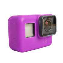 For GoPro HERO5 Silicone Housing Protective Case Cover Shell(Purple)