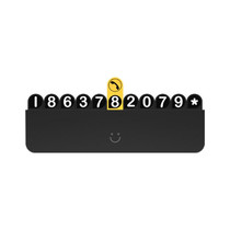 bbdd Temporary Parking License Plate Concealable Car Removal Number Plate(Pure Edition)