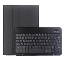 For Samsung Galaxy Tab A9+ X210/X215/X215 A09B Candy Color TPU Bluetooth Keyboard Leather Tablet Case with Pen Holder(Black)