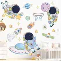 Children Room Cartoon Astronaut Wall Stickers Classroom Decorative Poster(Variety)