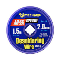Mechanic DW50 1.5m Super Strong Tin Absorption Strip, Width:2.0mm