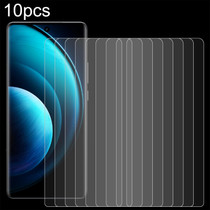 For vivo X100 10pcs 0.26mm 9H 2.5D Tempered Glass Film