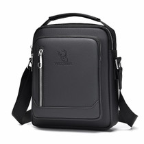 WEIXIER D283 Men Multifunctional Casual Crossbody Single Shoulder Bag(Black)