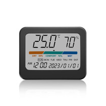 Indoor Temperature And Humidity Monitor Thermometer Hygrometer With Perpetual Calendar