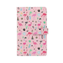 For Polaroid Mini11 3 Inch PU Photo Album Bank Card Stamp Storage Album, Pattern: Watermelon Pink