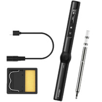 FNIRSI Mini Soldering Station Digital Display Constant Temperature Smart Soldering Iron, Color: Black Standard BC2