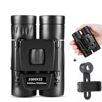 3000 x 22 With Phone Clip HD Powerful Folding Binoculars for Hunting Outdoor Camping