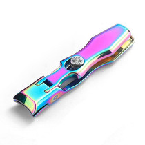 Stainless Steel Large Anti-Fly Splattering Nail Knife Large Opening Nail Cutting(Colorful)