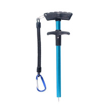 Aluminum Alloy Decoupler T-Shaped Fish Hook Remover Sea Fishing Equipment 24 X 7.5cm, Spec: Blue+ Spring Rope