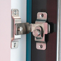 Small Stainless Steel 90 Degree Barn Door Lock Hook Stainless Steel Door Buckle Insertion