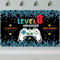180x110cm Game Console Theme Birthday Background Birthday Party Decoration Banner(2023SRB54)