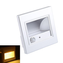 Square Wall Light Lamp for Stairs Step Corner, AC 85-265V (Silver)