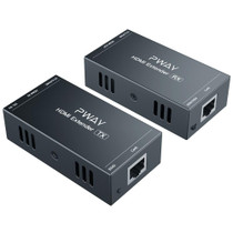 PWAY 165ft/50m HDMI To RJ45 Network Port 1080P Lossless Transmission Extender(Transmitter+Receiver)