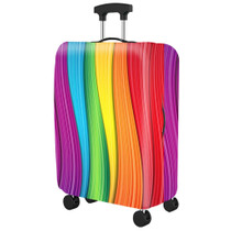 Thickened Dustproof High Elastic Suitcase Protective Cover, Color: Colorful Stripe(S)