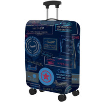 Thickened Dustproof High Elastic Suitcase Protective Cover, Color: Ink Blue Seal(L)