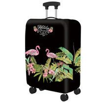 Thickened Dustproof High Elastic Suitcase Protective Cover, Color: Jungle Firebird(XL)