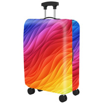 Thickened Dustproof High Elastic Suitcase Protective Cover, Color: Colorful Ribbon(XL)