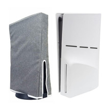 For PS5 Slim Disc & Digital Host Dust Cover Protective  Case, Style: Vertical Gray