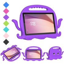 For Lenovo Tab M9 2023 Octopus Style EVA Hybrid PC Shockproof Tablet Case with Strap(Purple)