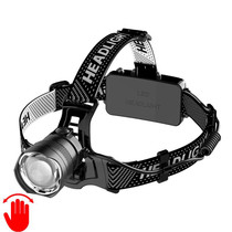V103 P50 Outdoor Retractable Zoom Headlamp Waterproof Searchlight without Battery, Style: Sensor Model