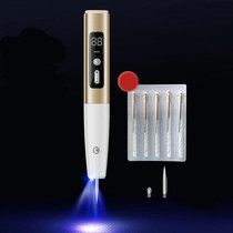 15 Gears Rechargeable Mole Spotting Pen Laser Beauty Instrument Spot Removal Magic Tool(Gold)