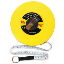 Jianda Fiber Leather Tape Measure Disc-shaped Hand-operated Soft Ruler Construction Site Measurement Ruler(30m)