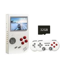 K8 Video Game Console 3D 4K HD Output Open Source System 2.4G Retro Handheld Console 32G 10000 Games 2 Controller