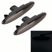 2 PCS DC12V / 5W Car LED Dynamic Blinker Side Lights Flowing Water Turn Signal Light for Lexus, Amber Light (Black)