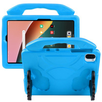 For Samsung Galaxy Tab S9+ 11.0 2023 Thumb Bracket EVA Shockproof Tablet Case(Blue)