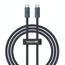 Baseus Flash Series 240W USB-C/Type-C to USB-C/Type-C Full-function Data Cable, Length: 1m(Black)