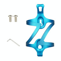 Without Rotation Base JUNSUNMAY Bike Cup Holder Cages Bicycle Water Bottle Aluminum Alloy Bracket(Blue)