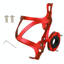 With Rotation Base JUNSUNMAY Bike Cup Holder Cages Bicycle Water Bottle Aluminum Alloy Bracket(Red)