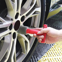Car Embedded Replaceable Sponge Tire Screw Cleaning Brush