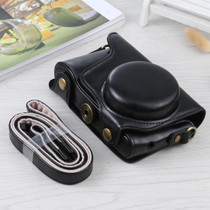 Full Body Camera PU Leather Case Bag with Strap for Samsung Galaxy Camera EK-GC100 / EK-GC110 / EK-GC200(Black)