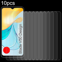 For ZTE Blade V50 Design 10pcs 0.26mm 9H 2.5D Tempered Glass Film