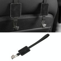 Automobile Rear Seat Hangers Multifunctional Car Hidden Hooks For Seat Backrests(Black)
