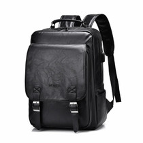 WEIXIER B677 Large Capacity Waterproof Business Backpack with USB Charging Hole(Black)