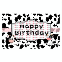 180x90cm Cartoon Cow Theme Birthday Party Decoration Background Cloth Photography Banner(2023SRB134)