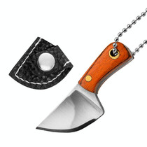 Mini Knife Keychain Portable Removal Express Pendant Accessory With Holster, Model: Long Kitchen Knife Sanding