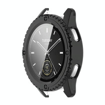 For Xiaomi Watch S3 ENKAY Hat-Prince Full Coverage PC + Tempered Glass Film Integrated Watch Case(Black)