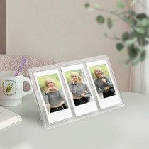 For Polaroid Mini Vertical Three-square PC Transparent Photo Frame(3 inch)