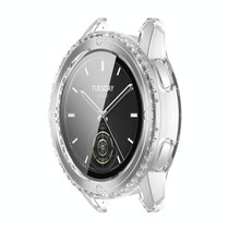 For Xiaomi Watch S3 ENKAY Hat-Prince Full Coverage PC + Tempered Glass Film Integrated Watch Case(Transparent)