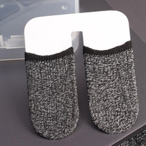 Carbon Fiber Touchscreen Anti-slip Anti-sweat Gaming Finger Cover for Thumb / Index Finger (Grey)
