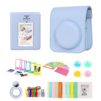 For Polaroid Mini12 7 in 1 Photo Album Sticker Photo Frame Camera Bag, Color: Blue