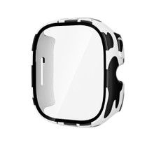 For Verizon Gizmo Watch 3 PC + Tempered Film Integrated Watch Protective Case(Black Cow)