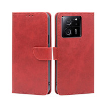 For Xiaomi Redmi K60 Ultra Calf Texture Buckle Flip Leather Phone Case(Red)
