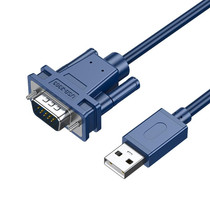 JINGHUA USB To RS232 Serial Cable DB9 Pin COM Port Computer Converter, Length: 1.2m