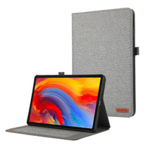 For Lenovo Tab M11 / Xiaoxin Pad 11 2024 Horizontal Flip TPU + Fabric PU Leather Tablet Case(Grey)