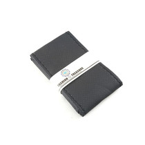 Hand-Sewn Microfiber Non-Slip Steering Wheel Cover Universal Turning Grip Sleeve, Size: 38cm(Black)