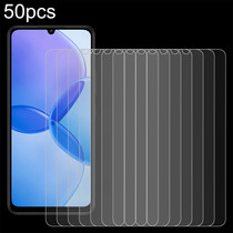 For Xiaomi Redmi 13R 50pcs 0.26mm 9H 2.5D Tempered Glass Film
